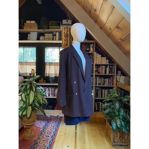 Vintage Wool Coat Brown - Picture 3 of 6